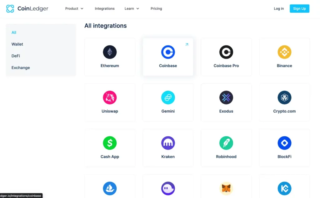 CoinLedger Integrations